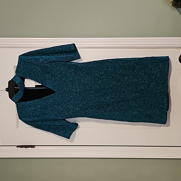 NWT Alice & Olivia Inka Turquoise Dress - Picture 4 of 8